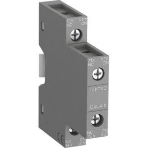 Contatto ausiliario laterale ABB CAL4-11 1NA+1NC per contattori AF