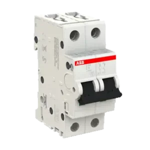 Interruttore magnetotermico ABB S202 2P 6 kA curva C