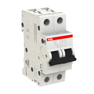 Interruttore magnetotermico ABB S202 2P 6 kA curva C