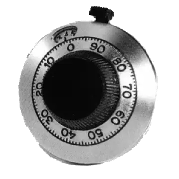 Manopola multigiri Vishay 21A11B10 – contatore analogico 15 giri