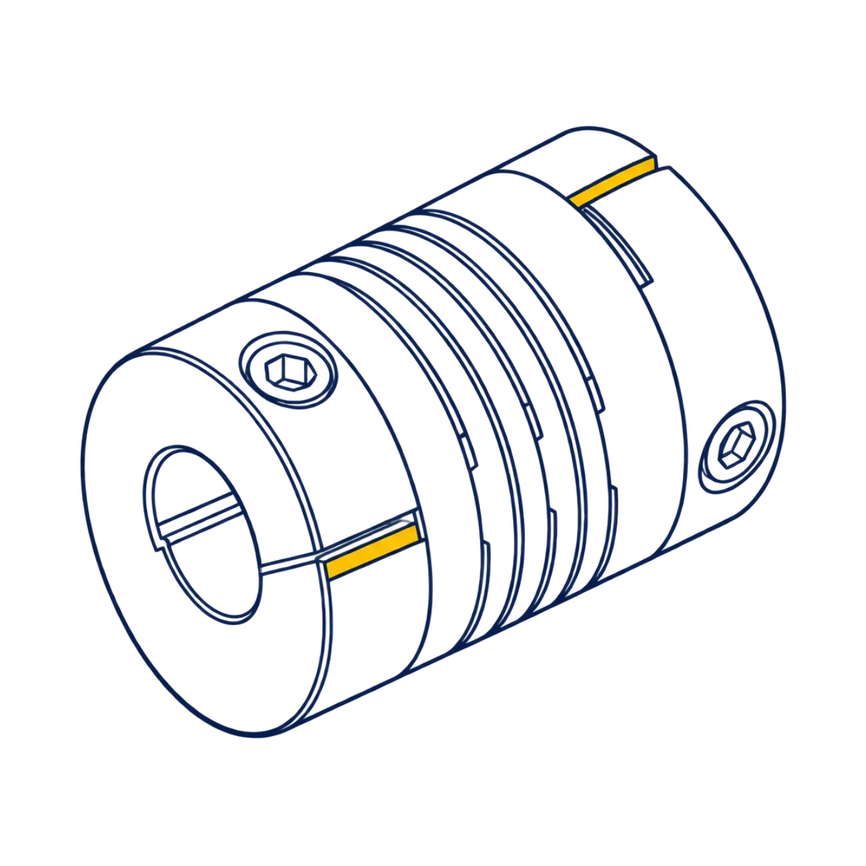 Disegno tecnico giunto Siemens-Flender