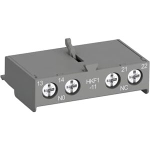 Contatto ausiliario frontale ABB HKF1-11 1NA+1NC per salvamotori MS116 MS132 MS165