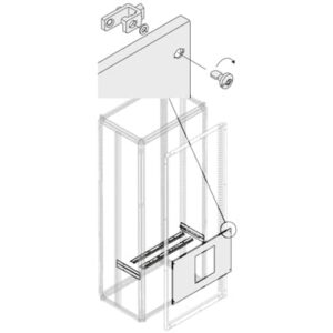 Kit di installazione ABB PVCE2441 per Emax 2 E2.2-E2.3 3-4P fisso verticale L=600mm