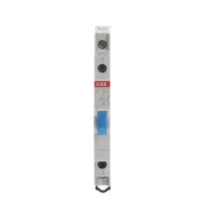 Pulsante modulare ABB E215-16-11G 1NA+1NC 16A tasto blu