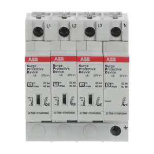 Scaricatore di sovratensione ABB OVR T2 3N 40 275S P QS 3P+N 40kA