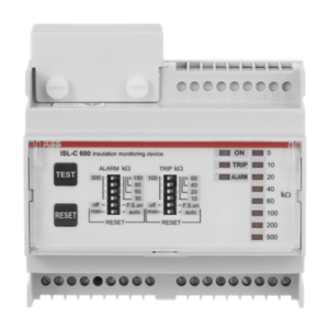 Monitor di isolamento ABB ISL-C 600 per sistemi IT in corrente alternata